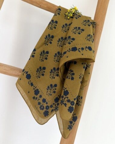 Foulard grand format – Ginger Mordoré