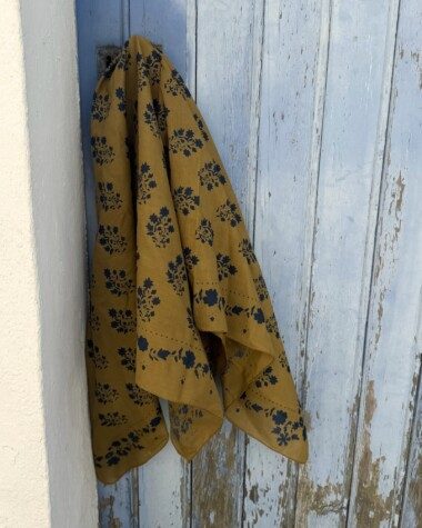 Foulard grand format – Ginger Mordoré