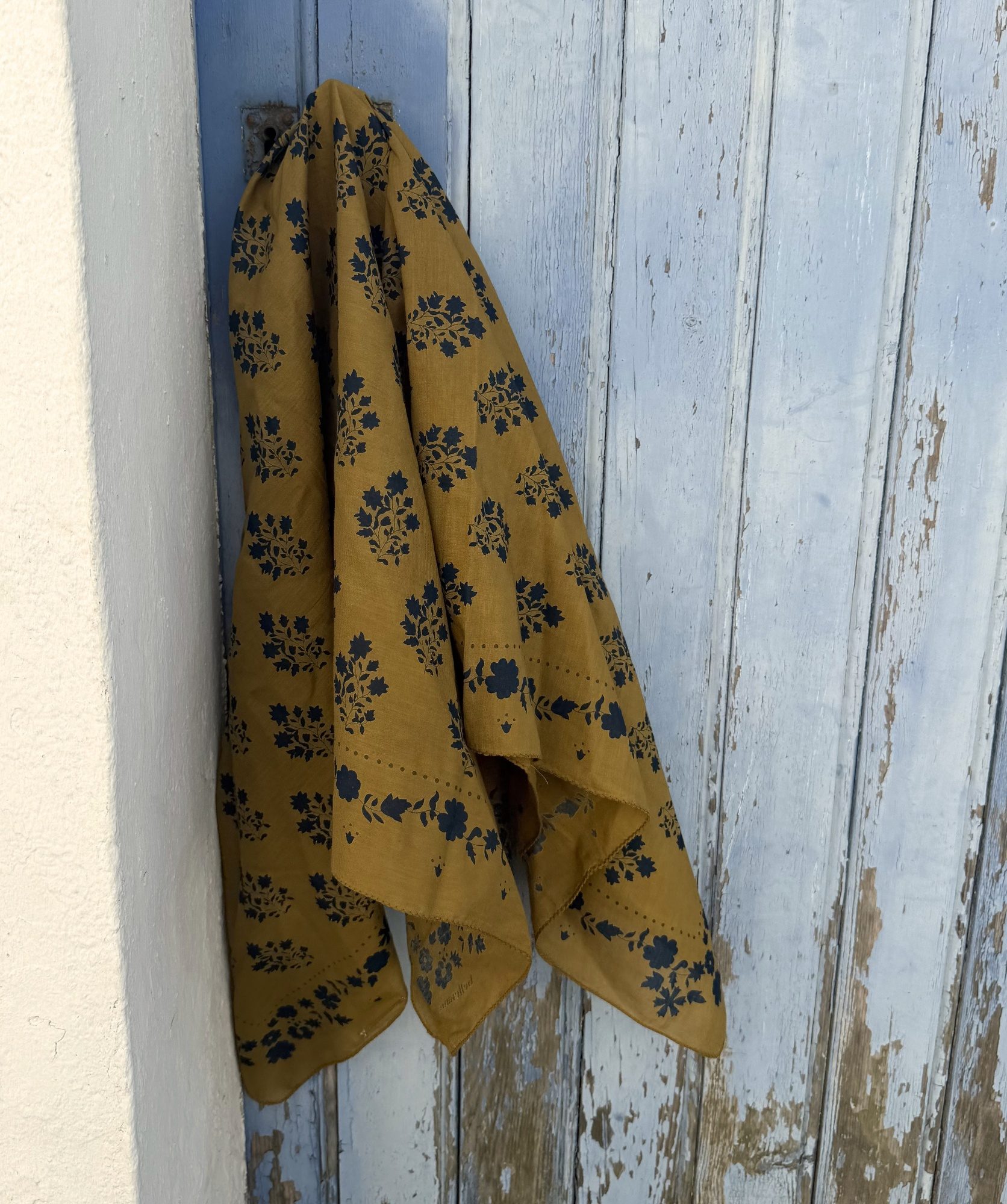 Foulard grand format – Ginger Mordoré
