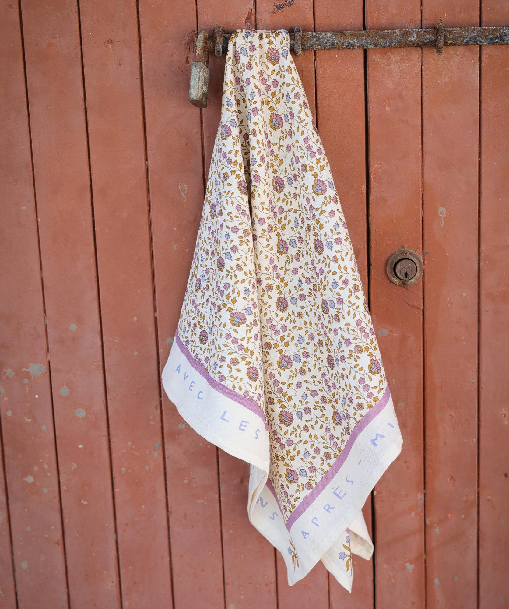 Foulard grand format – Rosa Violette