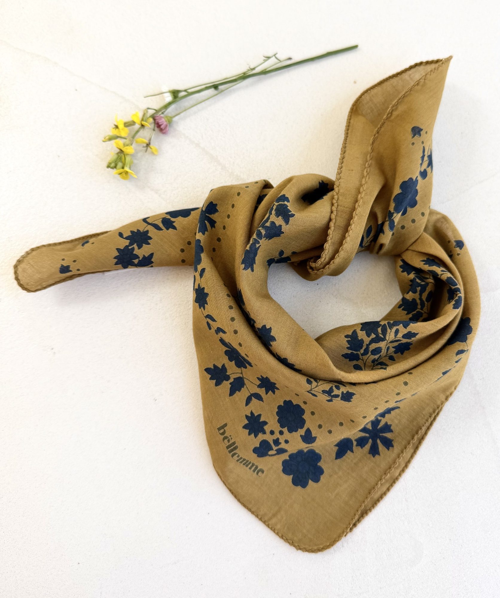 Foulard petit format – Ginger Mordoré
