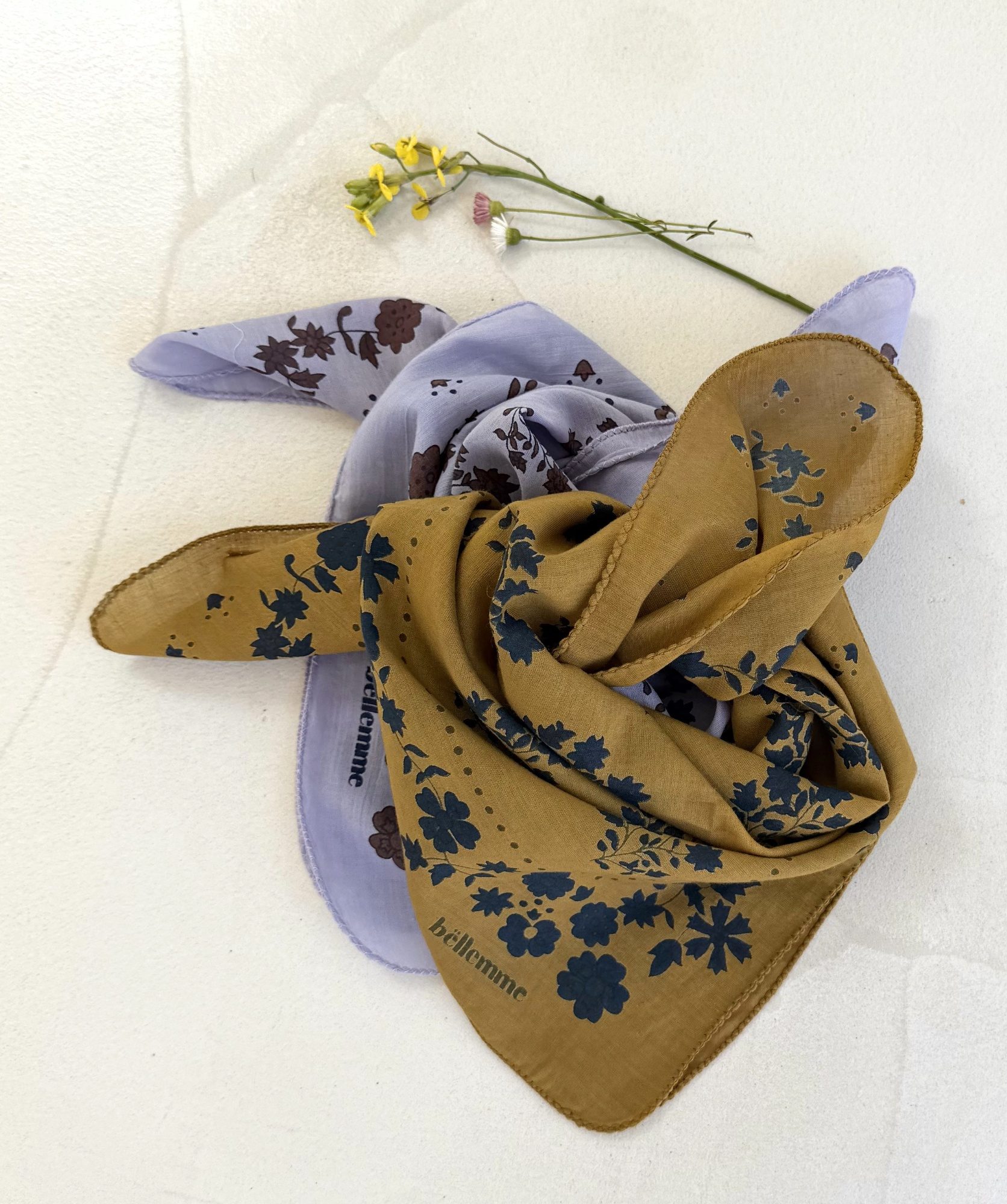 Foulard petit format – Ginger Mordoré