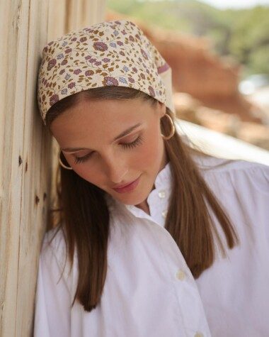 Foulard petit format – Rosa Violette