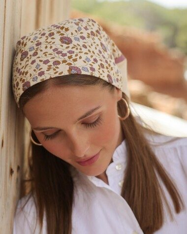 Foulard petit format – Rosa Violette