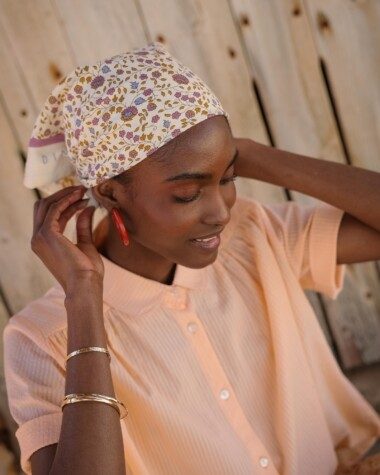 Foulard petit format – Rosa Violette