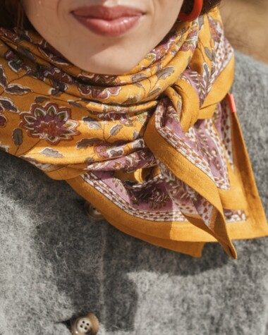 Foulard grand format – Berry Curry