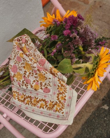 Foulard petit format – Ellis Mimosa