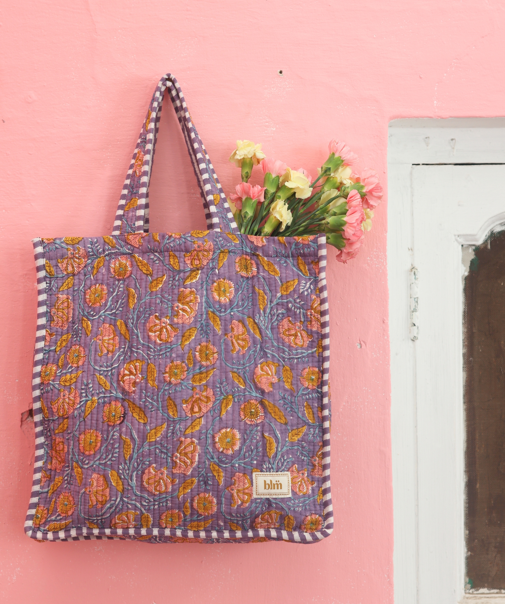 Sac Cabas Amalfi – Mysore Bleu Orage