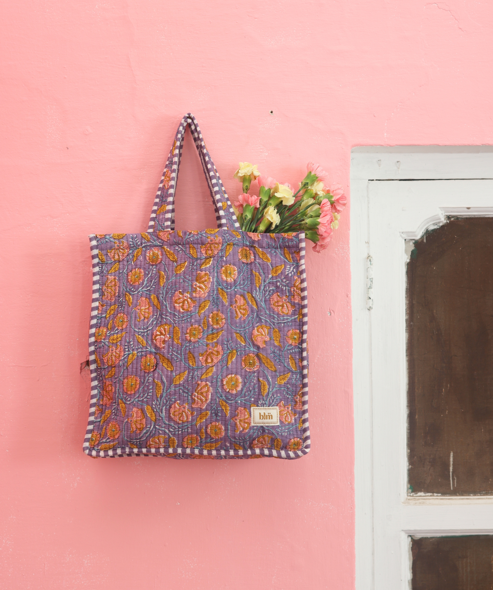 Sac Cabas Amalfi – Mysore Bleu Orage