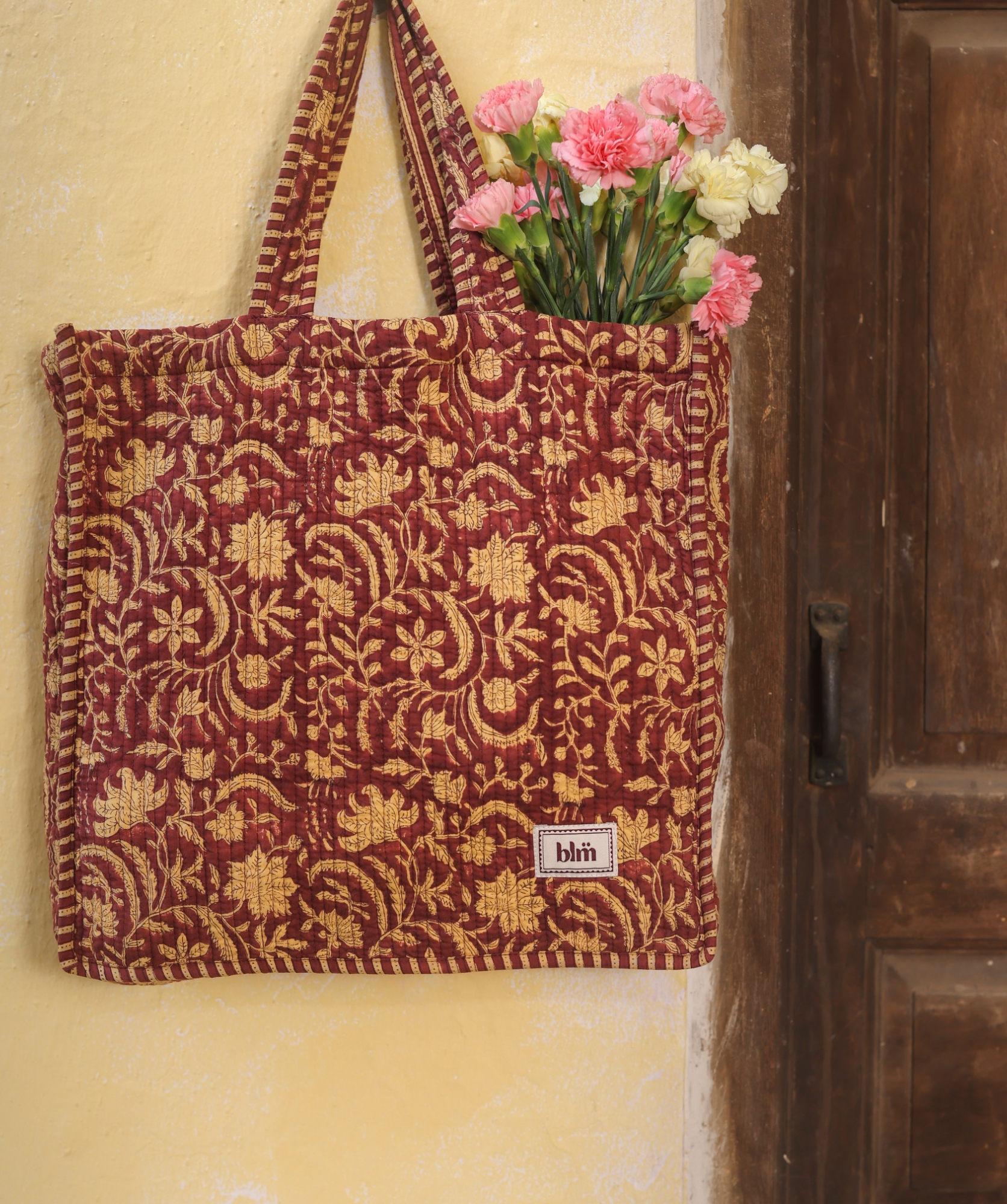 Sac Cabas Amalfi – Rosewood London Burgundy