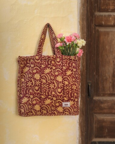 Sac Cabas Amalfi – Rosewood London Burgundy
