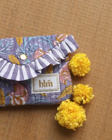 Pochette Mini Hendricks – Mysore Bleu Orage