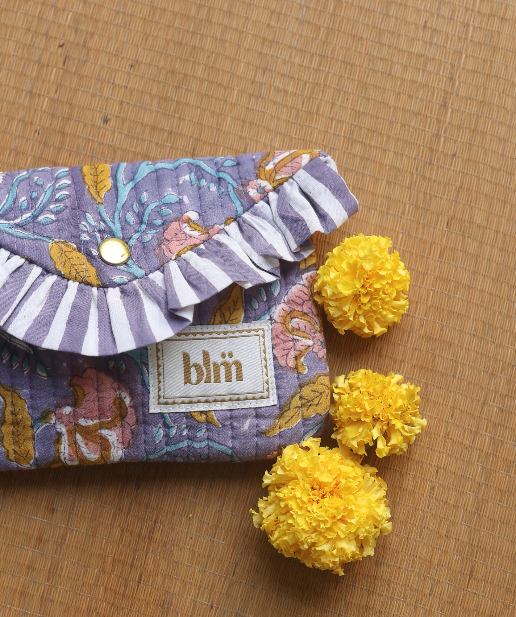Pochette Mini Hendricks – Mysore Bleu Orage