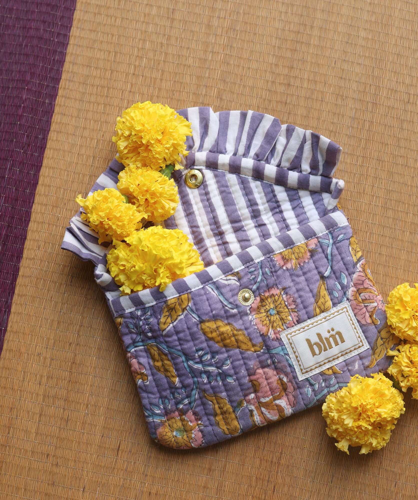 Pochette Mini Hendricks – Mysore Bleu Orage