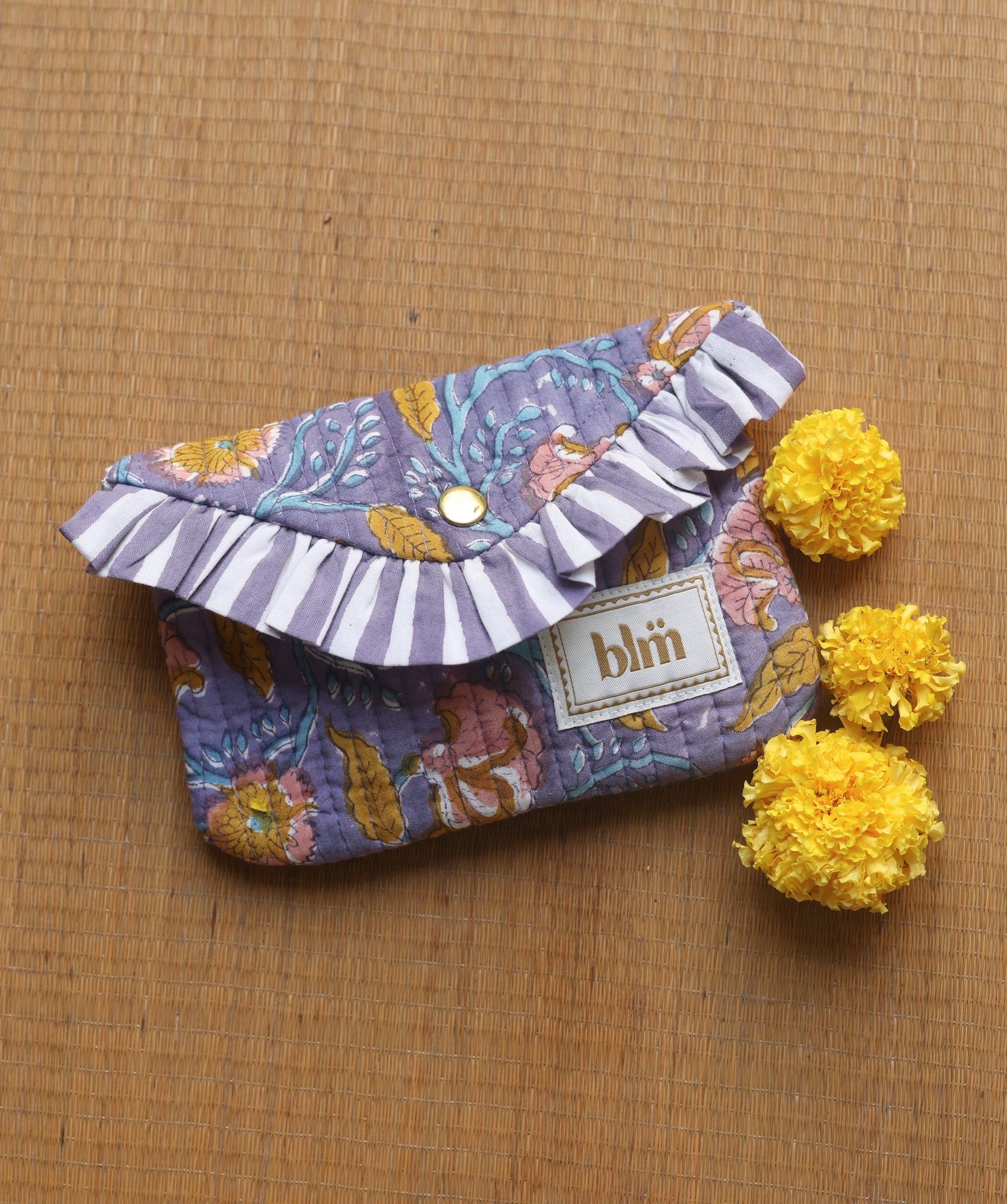Pochette Mini Hendricks – Mysore Bleu Orage