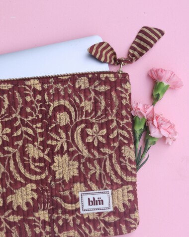Pochette très grand format Harrison / 15′ – Rosewood London Burgundy