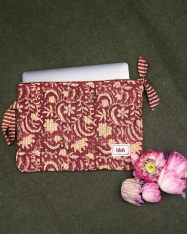 Pochette très grand format Harrison / 15′ – Rosewood London Burgundy