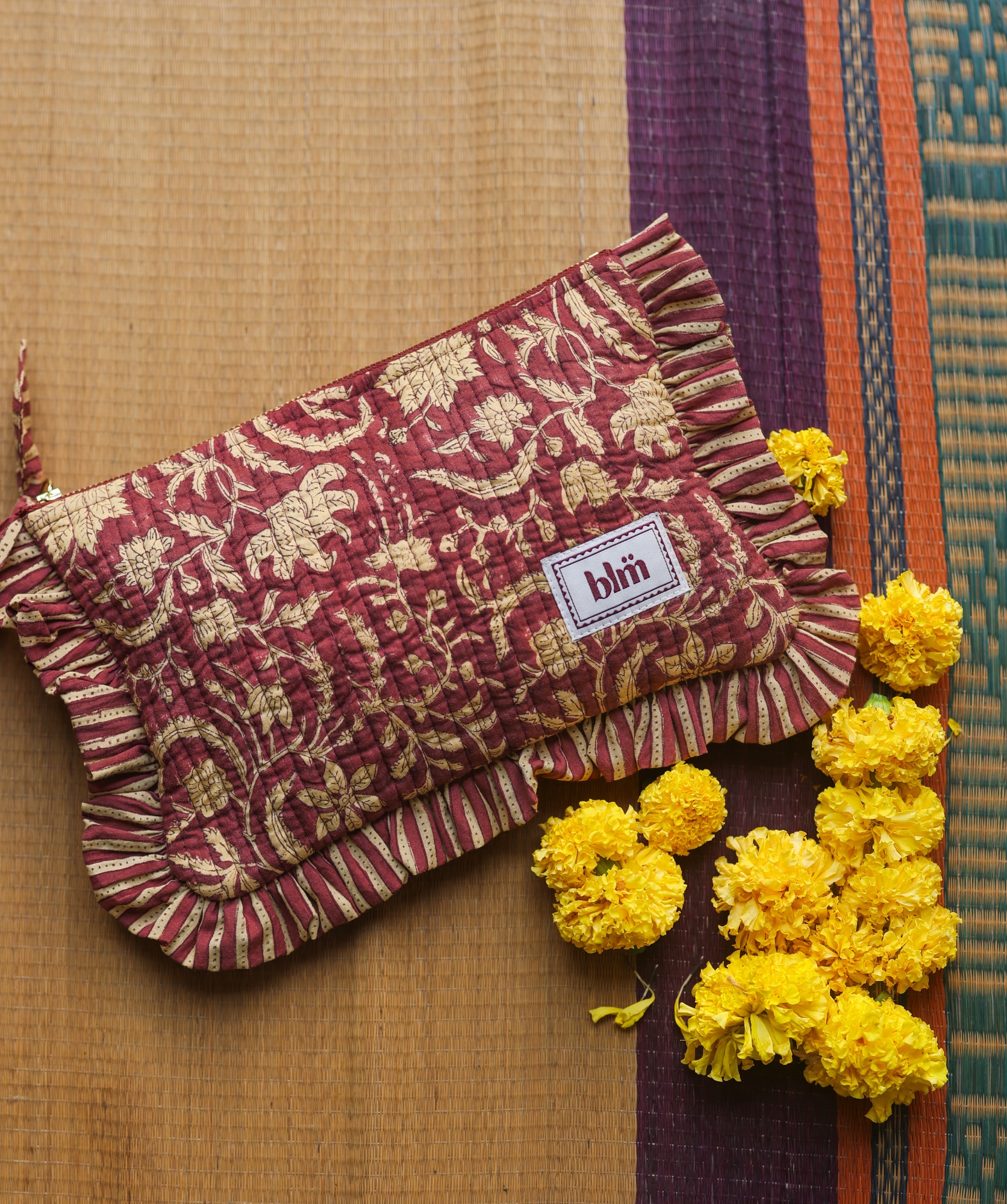 Pochette medium Janice – Rosewood London Burgundy