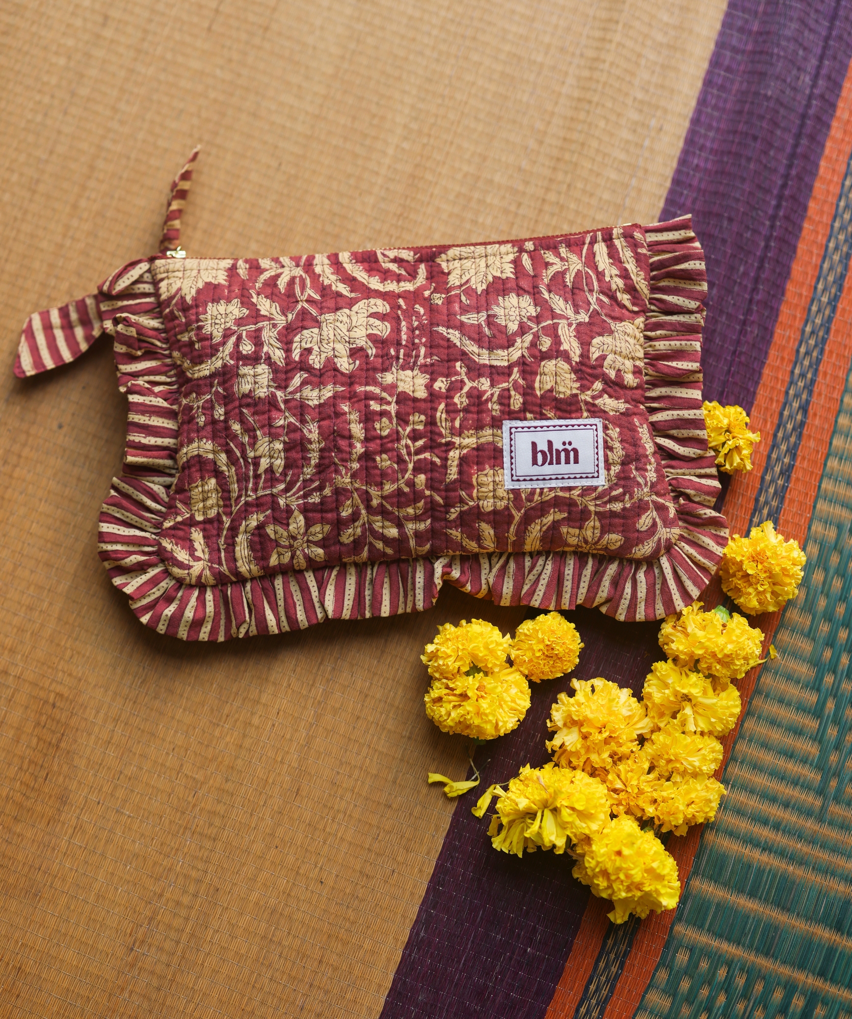 Pochette medium Janice – Rosewood London Burgundy
