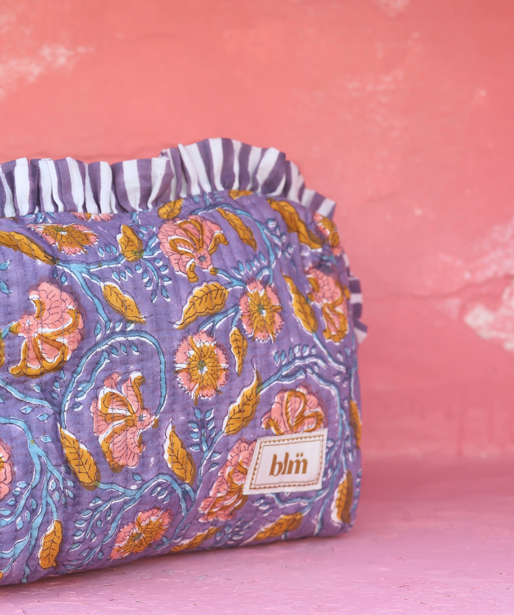 Trousse de toilette Bonnie – Mysore Bleu Orage