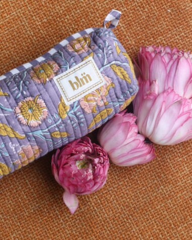 Trousse d’écolier Juno – Mysore Bleu Orage