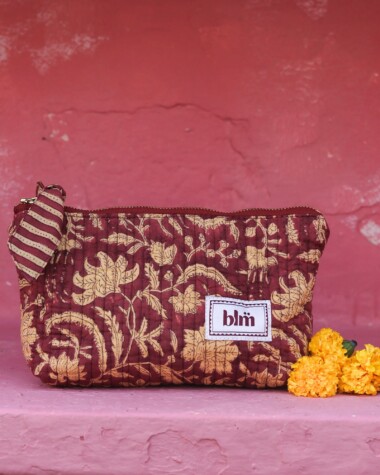 Trousse à maquillage Alma – Rosewood London Burgundy