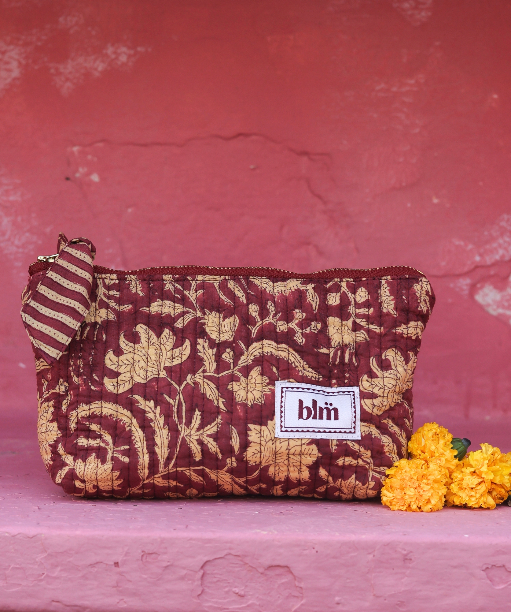 Trousse à maquillage Alma – Rosewood London Burgundy
