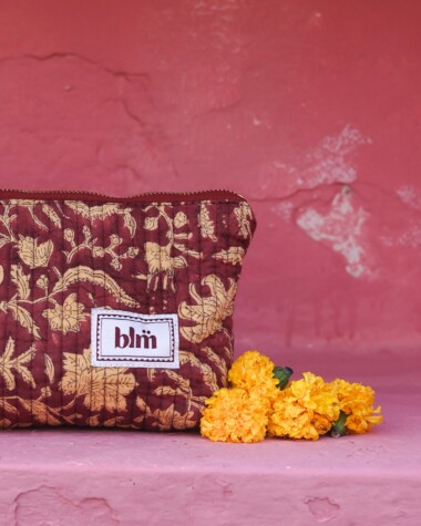 Trousse à maquillage Alma – Rosewood London Burgundy