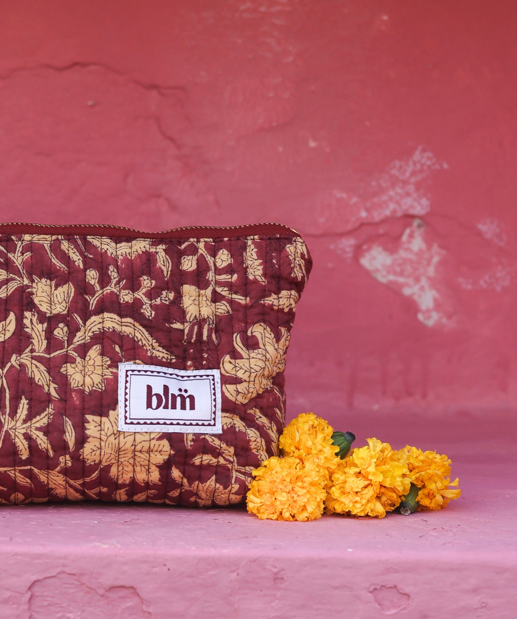 Trousse à maquillage Alma – Rosewood London Burgundy