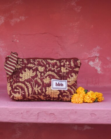 Trousse à maquillage Alma – Rosewood London Burgundy