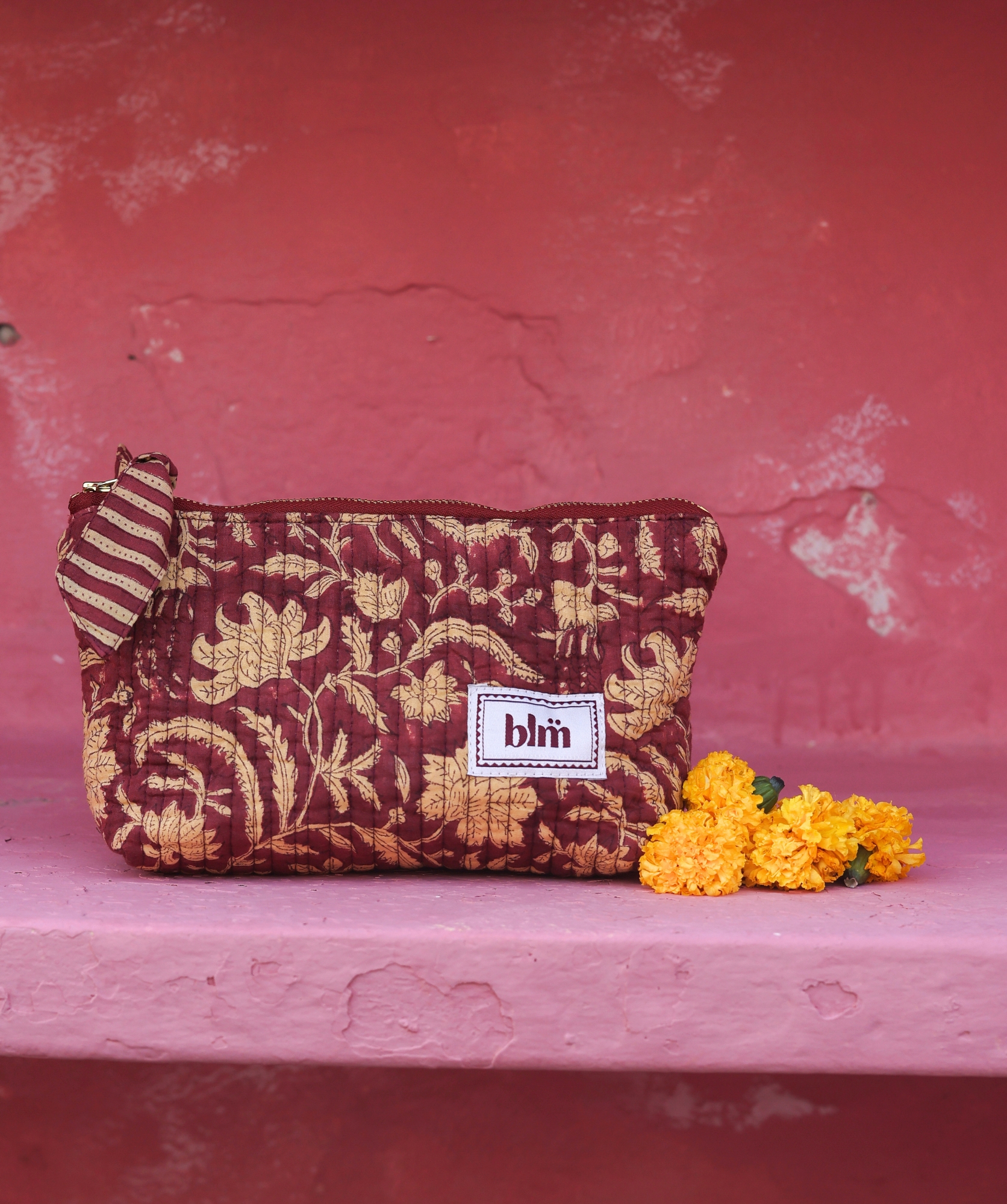 Trousse à maquillage Alma – Rosewood London Burgundy