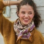 Foulard grand format – Berry Améthyste